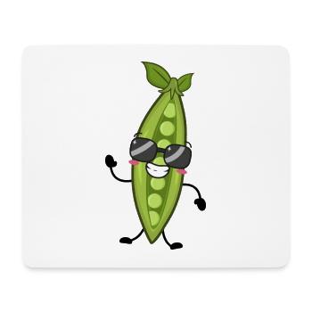 Peas - Mouse Pad (horizontal) - white - Front