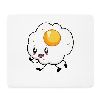 fried egg - Mouse Pad (horizontal) - white - Front