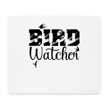 Bird Watching Ornithologist - Mouse Pad (horizontal) - white - Front