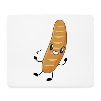 Baguette France Musique - Tapis de souris (format paysage) - blanc - Devant