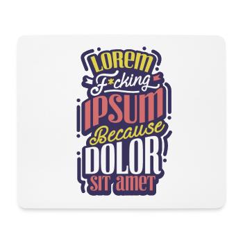Web designer computer scientist Nerd - Mouse Pad (horizontal) - white - Front