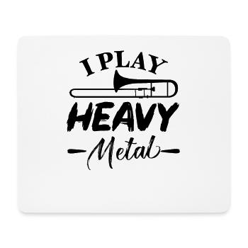 Posaune Orchester - Mousepad (Querformat) - Weiß - Vorne