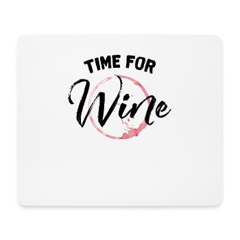 Wein - Mousepad (Querformat) - Weiß - Vorne
