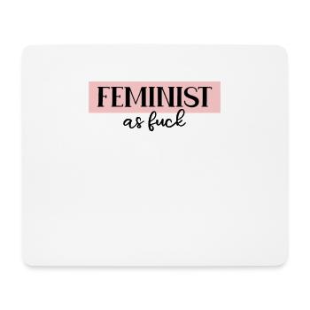Feministin Feminismus Feminist - Mousepad (Querformat) - Weiß - Vorne
