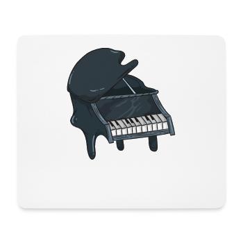 Piano - Mouse Pad (horizontal) - white - Front