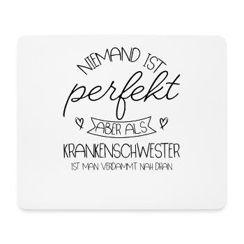 Krankenschwester - Mousepad (Querformat) - Weiß - Vorne