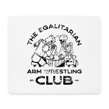 Arm Wrestling – 3 - Mouse Pad (horizontal) - white - Front