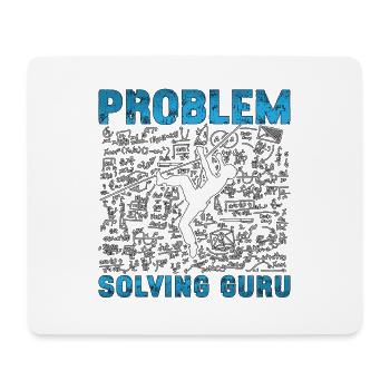 Assistante administrative Guru de la résolution de problèmes Employé de bureau - Tapis de souris (format paysage) - blanc - Devant