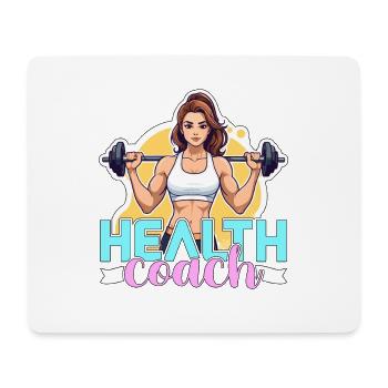 Health Coach Fitness Trainer Gym Teacher Workout - Mouse Pad (horizontal) - white - Front