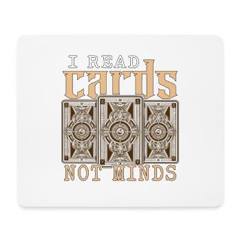 Tarot Reader I Read Cards Not Minds Card Reading - Mousepad (Querformat) - Weiß - Vorne