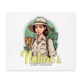 Zoologist Nature's Custodian Zoology Animal Lover - Mouse Pad (horizontal) - white - Front