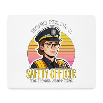 Safety Officer Trust Me I'm A Safety Manager - Mousepad (Querformat) - Weiß - Vorne