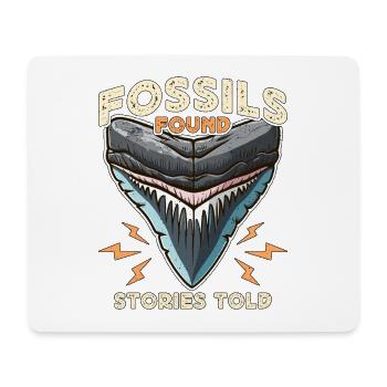 Fossil Hunter Fossils Found Stories Told Geologist - Mouse Pad (horizontal) - white - Front