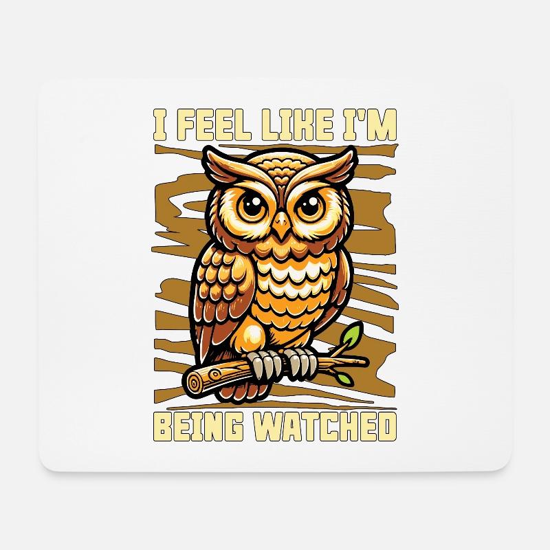 Bird Photography I Feel Like I'm Being Birdwatcher - Mousepad (Querformat) - Weiß