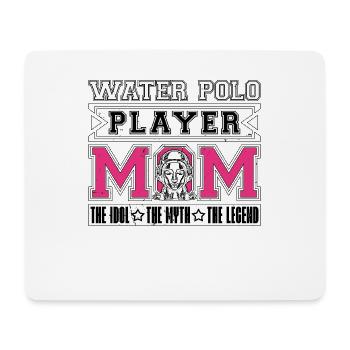 La joueuse de water-polo maman The Idol aime nager - Tapis de souris (format paysage) - blanc - Devant