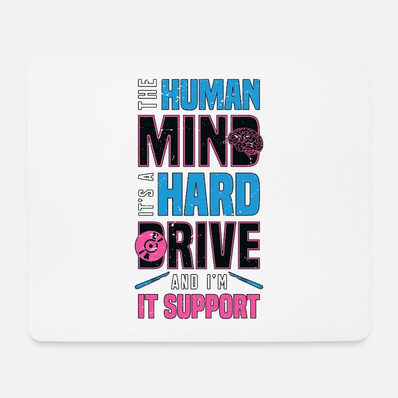 Neurosurgeon The Human Mind It's Neuroscience - Mousepad (Querformat) - Weiß