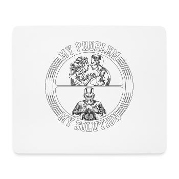 Transplant Surgery My Problem My Pictogram Dad Mom - Mousepad (Querformat) - Weiß - Vorne