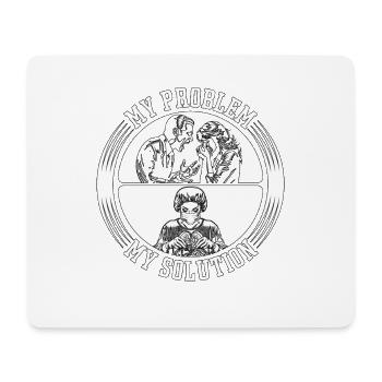 Transplant Surgery My Problem My Pictogram Mom Dad - Mousepad (Querformat) - Weiß - Vorne