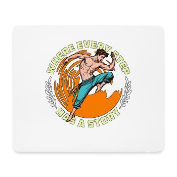 Dance Teacher Where Every Step Has Choreography - Mouse Pad (horizontal) - white - Front