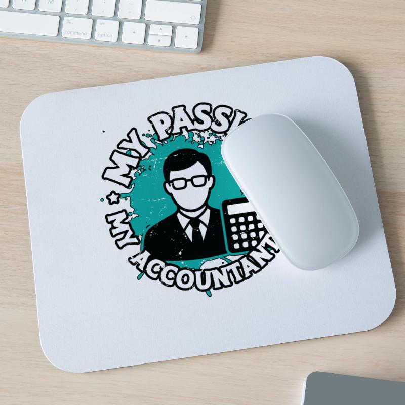 Comptabilité Ma passion Mon comptable Comptable Comptable Tapis de souris (format paysage)