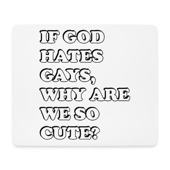 Pride Tee - Mouse Pad (horizontal) - white - Front