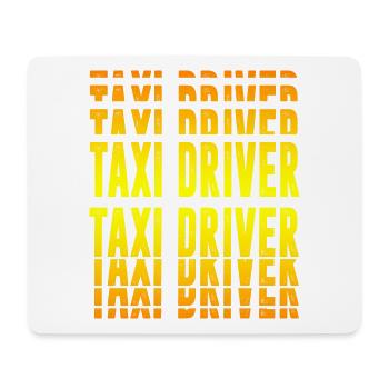 Design de chauffeur de taxi - Tapis de souris (format paysage) - blanc - Devant
