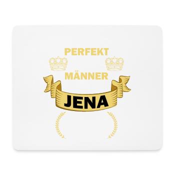 Jena Deutschland Stadt Heimat Männer Perfekt - Mousepad (Querformat) - Weiß - Vorne