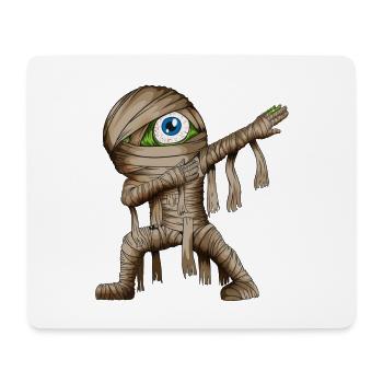 Film d’horreur Halloween Momie Design Enfants Adultes - Tapis de souris (format paysage) - blanc - Devant