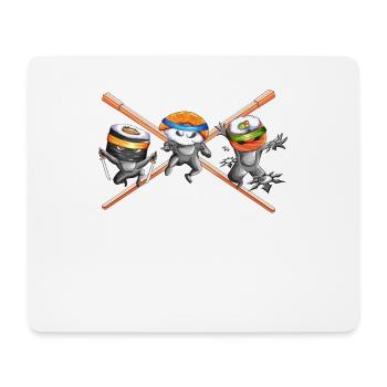 Japanese Karate Sushi Taekwondo Martial Arts - Mouse Pad (horizontal) - white - Front