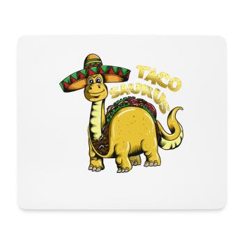 Brachiosaurus Dinosaur Tacosaurus Cinco de Mayo - Mouse Pad (horizontal) - white - Front
