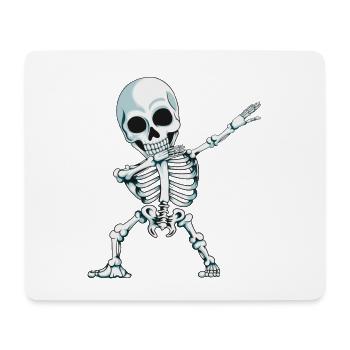 Dab Skelett Horror Gruseloutfit Skelettgeschenk - Mousepad (Querformat) - Weiß - Vorne