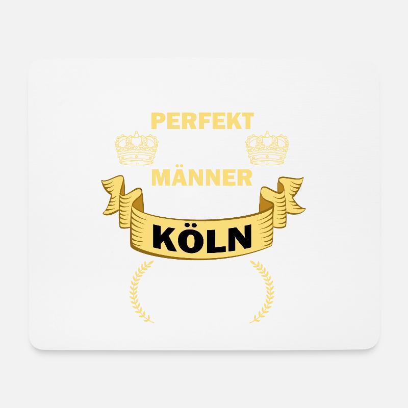 Köln Deutschland Stadt Männer Spruch Perfekt - Mousepad (Querformat) - Weiß