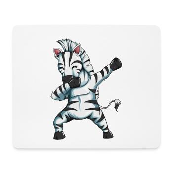 Zebra Gift Zebra Fan Cute Zebras Outfit Dabbing - Mouse Pad (horizontal) - white - Front