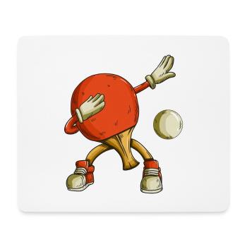Tennis Tischtennis Sportoutfit Kinder Dabbing - Mousepad (Querformat) - Weiß - Vorne