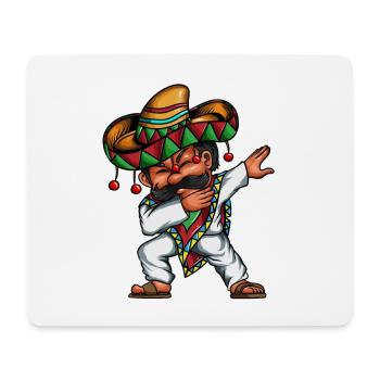 Danse mexicaine Mexique Dabbing Pocho Sobrero - Tapis de souris (format paysage) - blanc - Devant