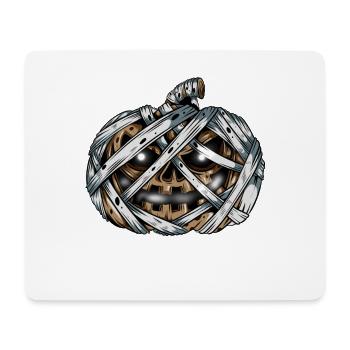 Mummy Pumpkin Glowing Skeleton Halloween - Mouse Pad (horizontal) - white - Front