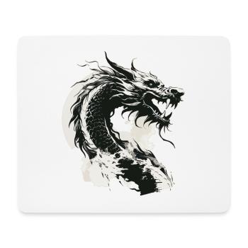 Dragon Fantasy Magic Mysticism Creature Animal Vintage - Mouse Pad (horizontal) - white - Front