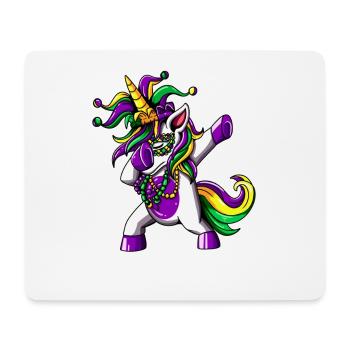 Unicorn Fool Trick Fun Dabbing Dancing Dab - Mouse Pad (horizontal) - white - Front