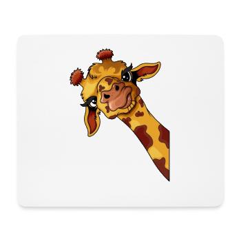 Afrika Urlaub Steppe Giraffe Kinder Liebhaber - Mousepad (Querformat) - Weiß - Vorne