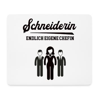 Schneiderin Chefin Selbstständigkeit Firma Gründen - Mousepad (Querformat) - Weiß - Vorne