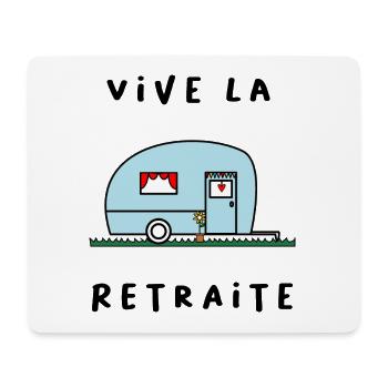 RETRAITE. RETRAITE. RETRAITEE. RETRAITE - Tapis de souris (format paysage) - blanc - Devant