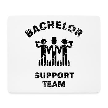 Equipe de soutien Bachelor (Marié Enterrement de vie de garçon Vintage B) - Tapis de souris (format paysage) - blanc - Devant