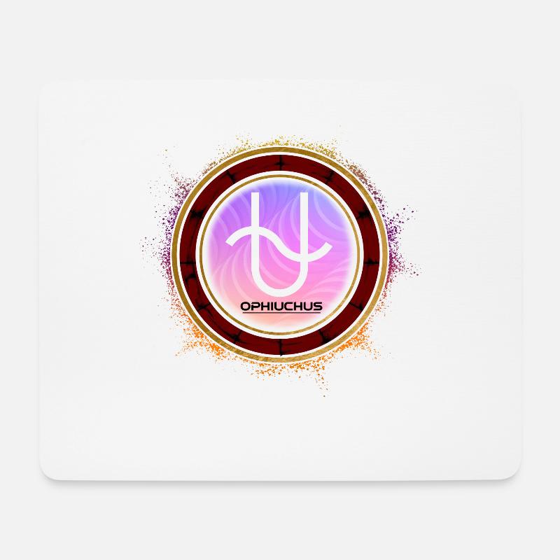 Sternzeichen Schlangenträger Ophiuchus - Mousepad (Querformat) - Weiß