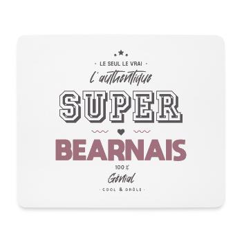 L authentique super bearnais - Tapis de souris (format paysage) - blanc - Devant
