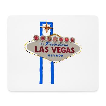 Las Vegas - Mousepad (Querformat) - Weiß - Vorne
