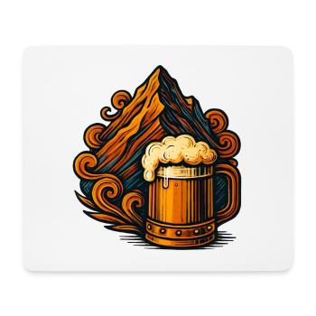 Alpine Beer Mountain Magic - Mouse Pad (horizontal) - white - Front