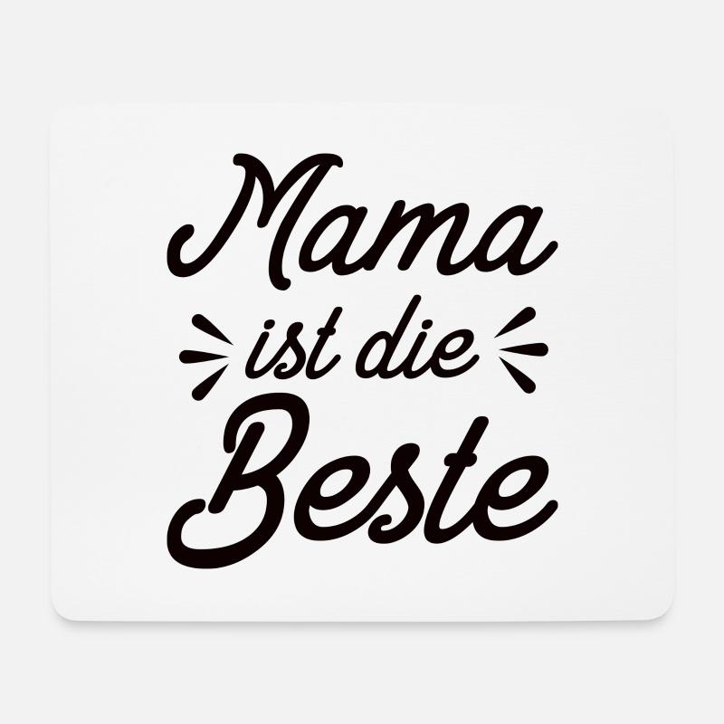 Mama Ist Die Beste - Mutter Mom Muttertag - Mousepad (Querformat) - Weiß