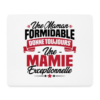 Une Maman formidable donne toujours une Mamie - Tapis de souris (format paysage) - blanc - Devant