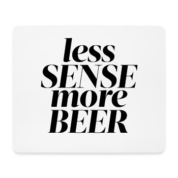 Beer - Mousepad (Querformat) - Weiß - Vorne
