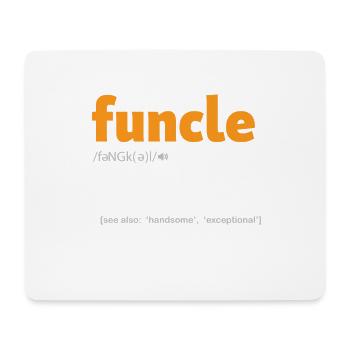 Funcle Definition - Mouse Pad (horizontal) - white - Front